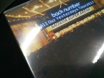 【未開封】[DVD] All Our Yesterdays Tour 2017 at SAITAMA SUPER ARENA(通常版) back number バックナンバー_画像5