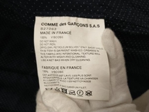 COMME des GARCONS SHIRT S27063 コムデギャルソンシャツ メンズ長袖シャツ S ネイビー ドット ビスコース 店舗受取可_画像7