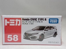 トミカ No.58 ホンダ シビック TYPE R 赤箱 ロゴ白字 ベトナム製 タカラトミー_画像1