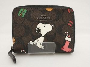 COACH CE708 財布　二つ折り財布　アウトレット　PEANUTS