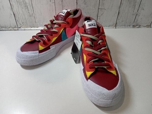 【タグ付き】NIKE x sacai x KAWS ナイキxサカイxカウズ Blazer Low ブレーザーロー DM7901-600 バーガンディ 28.5cm