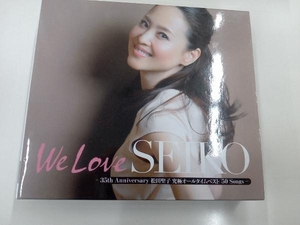 ジャンク　1円スタート 歌詞カード無し。 松田聖子 CD 「We Love SEIKO」-35th Anniversary 松田聖子究極オールタイムベスト50 Songs