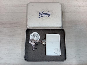 ZIPPO ジッポ ライター windy チャーム付き 1995 缶ケース