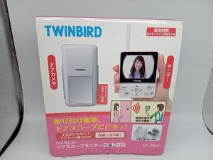 ジャンク TWINBIRD VC-J560 ワイヤレスドアモニター DONATA カメラ、モニターセット