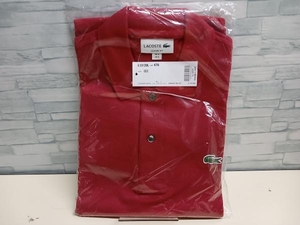 美品 LACOSTE ラコステ L1312LD ワインレッド系 ボルドー系 オリジナルフィット 長袖 ポロシャツ サイズ3 新品タグ付き