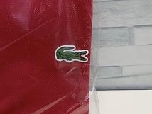 美品 LACOSTE ラコステ L1312LD ワインレッド系 ボルドー系 オリジナルフィット 長袖 ポロシャツ サイズ3 新品タグ付き_画像2