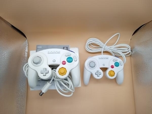 NINTENDO ゲームキューブ コントローラー ホワイト☆2点セット☆GAMECUBE