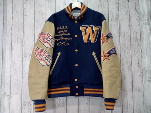 WHITESVILLE ホワイツビル BUG FUNNEL AWARD JACKET アワードジャケット WV11793 スタジャン ネイビー 42 店舗受取可