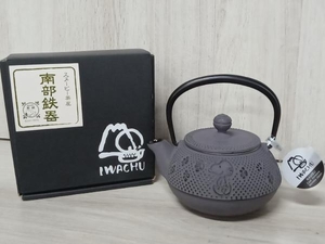 スヌーピー茶屋 岩鋳 南部鉄器 SNC484-03 急須 グレー PENUTS