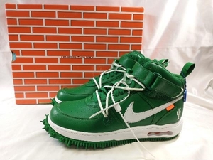 【鑑定済み】NIKE/OFF-WHITE×AIR FORCE1/MID PINE GREEN /スニーカー/DR0500-300/ナイキ/エアフォース1/ミッド/ パイングリーン/28.5cm