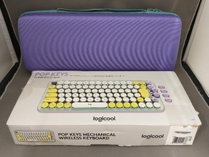 【ケース付属】【動作確認済】 logicool POP KEYS MECHANICAL WIRELESS KEYBOARD ロジクール ワイヤレスキーボード