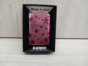 zippo ジッポ ピンクラメ星柄 ケース 2012年製 中身2013年製