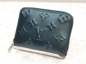 LOUIS VUITTON ルイヴィトン ムーノグラム モノグラム ジッピーコインパース コインケース スティールブルー 店舗受取可