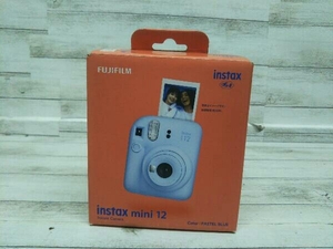 【未使用品】 FUJIFILM intex mini12 コンパクトカメラ チェキ パステルブルー