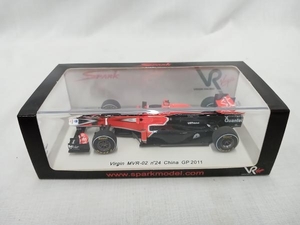 未開封品 Spark model 1/43 マルシャ・ヴァージン MVR-02 2011 ChinaGP #24