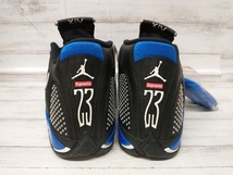 未使用品 【箱付】NIKE Air Jordan 14 Retro ナイキ エアジョーダン14レトロ シュプリーム×ナイキ BV7630-004 27.5cm ブラック 通年_画像5