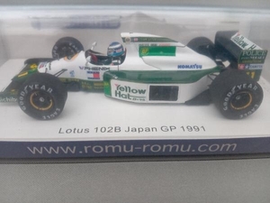 SparkModel スパークモデル 1/43 Lotus102 JapanGP 1991 M.Hakkinen ハッキネン