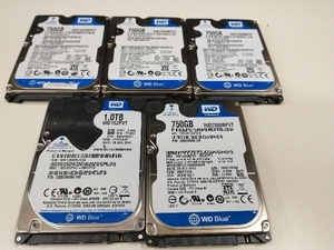 ジャンク 【1000円スタート】PCパーツ 内蔵HDD 750GB以上 5点セット