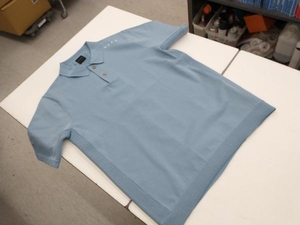 HERG1 メンズゴルフポロシャツ/ Sサイズ/ ブルー/ 中古品