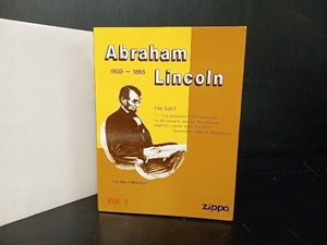 zippo A.Lincoln Vol.1 0755/3000 リンカーン ジッポ (キーホルダー欠品)