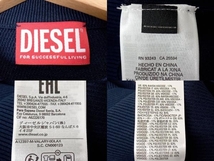 DIESEL ディーゼル 長袖カットソー 長袖ニット ネイビー Dロゴ エンブレム レディース サイズL_画像3