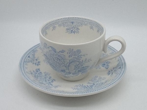 Burleigt バーレイ ブルーアジアティックフェザンツ カップ＆ソーサー 茶器 B＆L ホワイト ブルー 花柄