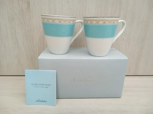 【未使用品】Noritake ノリタケ ハミングブルー マグペアセット