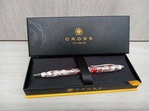 美品 CROSS クロス ボタニカルボールペン レッド 赤 花柄