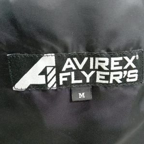 AVIREX アヴィレックス シングルライダース レザー サイズМ ブラック 黒 メンズ 春秋の画像4