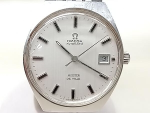 【ジャンク】 稼働品 OMEGA MISTER DEVILLE オメガ マイスターデビル 166.051 デイト 自動巻き 腕時計