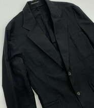 22SS Yohji Yamamoto POUR HOMME コットン2Bロングランテーラードジャケット 3 HG-J05-004 ヨウジヤマモトプールオム 店舗受取可_画像3