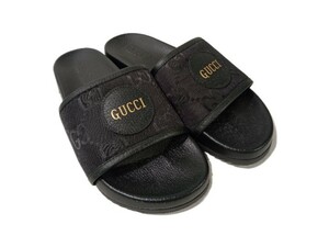 GUCCI 644754 サンダル ブラック abo0028263 サイズ8 グッチ 店舗受取可