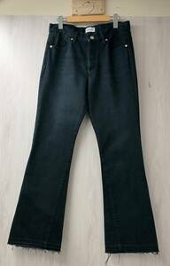 TANAKA タナカ ST-107 THE BOOTS JEAN TROUSERS ジーンズ サイズ27 ブラック