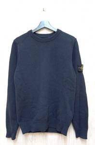 STONE ISLAND/ストーンアイランド/ニット/751553A3/Crewneck Wool Knit/ネイビー/Mサイズ