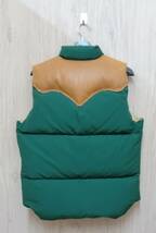 Rocky Mountain Featherbed/ロッキーマウンテンフェザーベッド/ダウンベスト/The DUFFER of GEORGE/CHRISTY VEST/グリーン×オーカー系/40_画像2