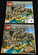 ジャンク [現状品] LEGO JURASSIC WORLD T.rex vs Dino-Mech Battle レゴ ジュラシックワールド ティレックス ディノ バトル 75938_画像5