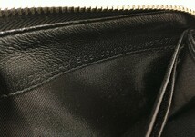 バレンシアガ BALENCIAGA 505052.1060.Z.203437 長財布 ラウンドファスナー エブリデイ レザー ブラック シルバー金具 メンズ_画像4