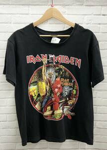 IRON MAIDEN / アイアンメイデン / 90s～00s Bring Your Daughter / バンドT / 古着 / Tシャツ / Mサイズ / ブラック / ダブルステッチ