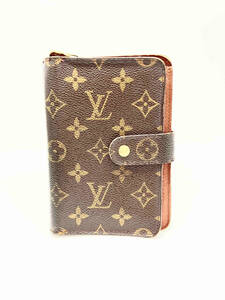 LOUIS VUITTON ルイヴィトン モノグラム コンパクトジップ ポルトパピエジップ M61207