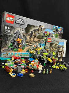 ジャンク [現状品] LEGO JURASSIC WORLD T.rex vs Dino-Mech Battle レゴ ジュラシックワールド ティレックス ディノ バトル 75938