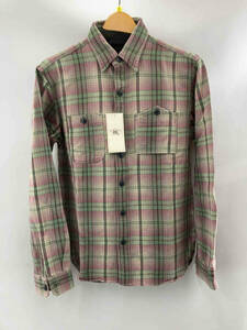 ★ タグ付 RRL RALPH LAUREN ダブルアールエル 782889980001 PlaidTwiil Workshirt ワークシャツ チェック柄 XS ピンク系 通年