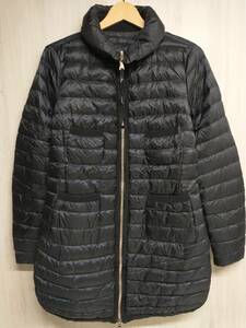 MONCLER BOGUE LONGUE SAISON down coat Moncler long jacket double Zip lady's 2 Vogue Vogue nylon 