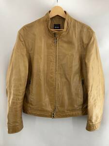 ★ Hugo Boss Huego Boss Boss Single Riders Cowhide M-L Camel