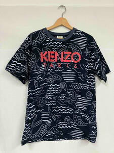 KENZO ケンゾー Marmaids logo print T-shirt マーメイド ロゴ プリント Tシャツ 半袖 総柄 FA55TS434SC サイズM