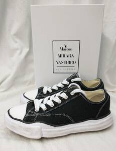 [箱付] MAISON MIHARA YASUHIRO PETERSON LOW OG ミハラヤスヒロ ピーターソン 44インチ 黒 白 ブラック ホワイト A01FW702 店舗受取可