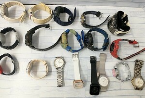 【ジャンク まとめ売り 1円スタート 29点】 CASIO G-SHOCK SEIKO TIMEX FOSSIL AVIREX SKAGEN CITIZEN 部品取り 腕時計