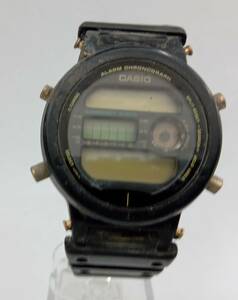 ジャンク 動作未確認 CASIO G-SHOCK ジーショック DW-6100DW クオーツ 腕時計 ケース割れ 店舗受取可