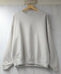 AURALEE SUPER SOFT SWEAT BIG P A20SP02GU オーラリー スウェット サイズ3 グレー