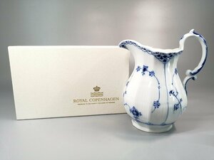 【此】VAPUL　ROYAL COPENHAGEN ロイヤルコペンハーゲン ブルーフルーテッド ハーフレース ピッチャー 箱付