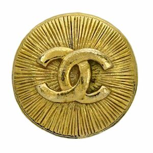  Chanel брошь Gold прекрасный товар здесь Mark GP б/у CHANEL аксессуары булавка брошь Vintage стандартный 